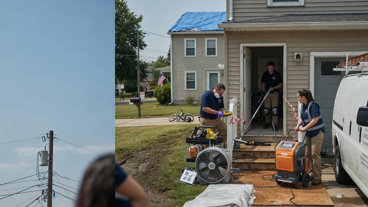 Water Damage Repair in Moorefield, KY near me